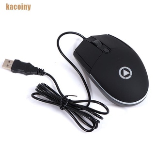 Chuột quang chơi game 1600dpi có dây usb đèn led nhiều màu cho pc labtop