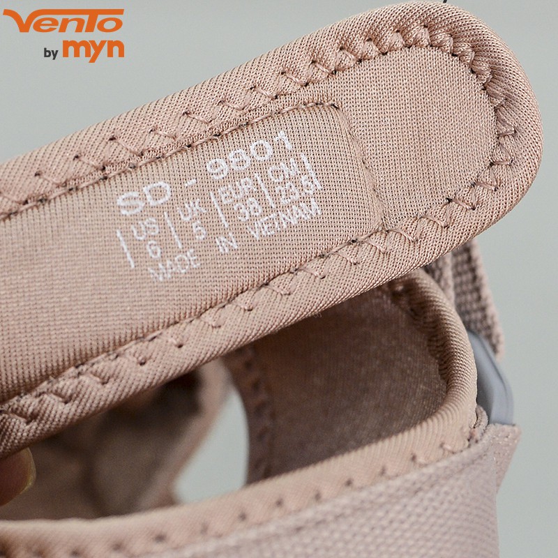 [Freeship] Sandal Vento Nữ H9801 Màu Hồng nhạt (Be) - 3 quai dán