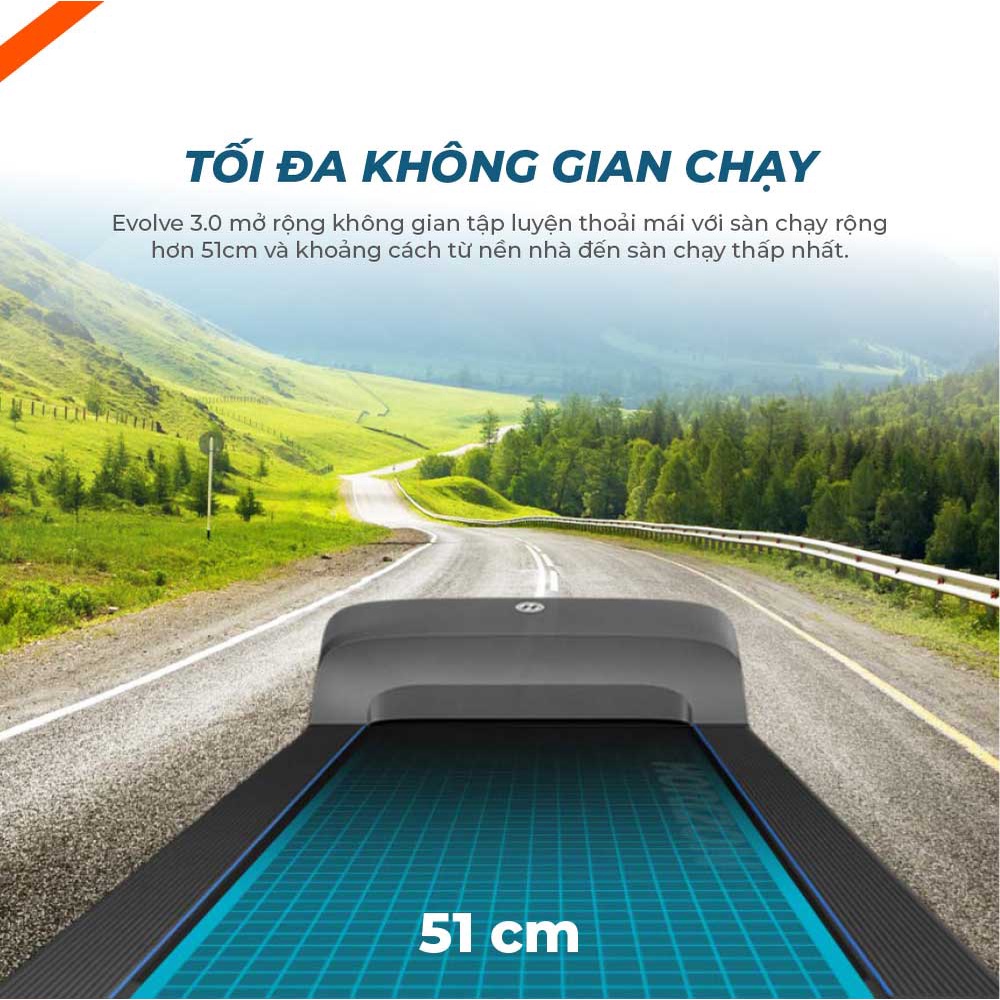 Máy Chạy Bộ Nhỏ Gọn Mỹ HORIZON Evolve 3