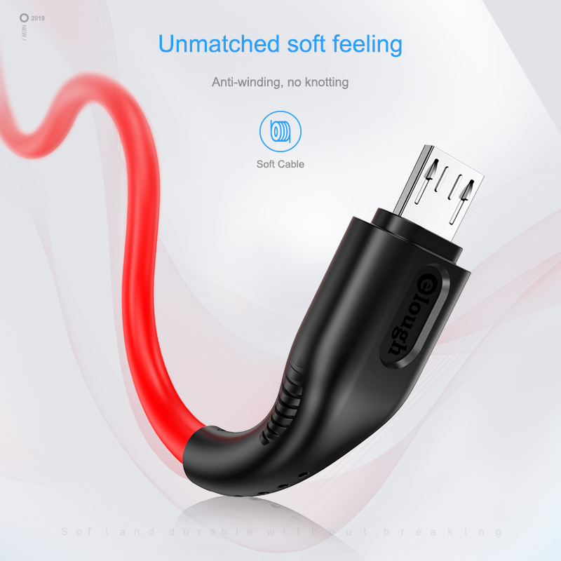Dây Cáp Sạc Tích Hợp Truyền Dữ Liệu Elough Cổng Usb Type C Co Giãn Cho Huawei