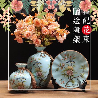 🌸deal sốc🌸bộ ba bình hoa phong cách trung hoa cổ điển trưng bày df-030