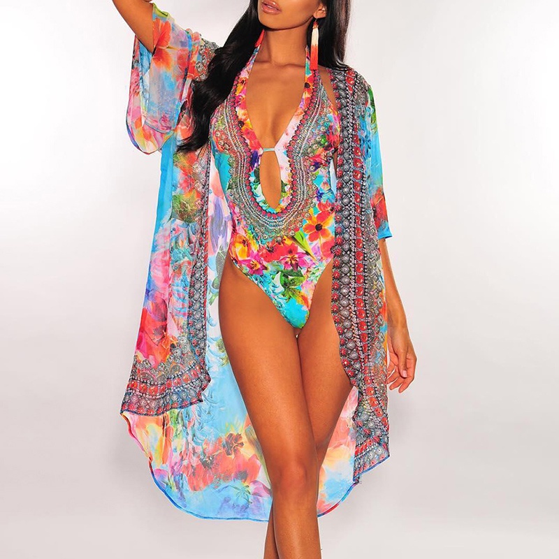 Bộ Bikini Họa Tiết In Plus Size Cho Nữ | BigBuy360 - bigbuy360.vn