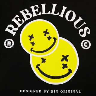 ÁO THUN REBELLIOUS TEE ĐEN CAO CẤP BIN ORIGINAL