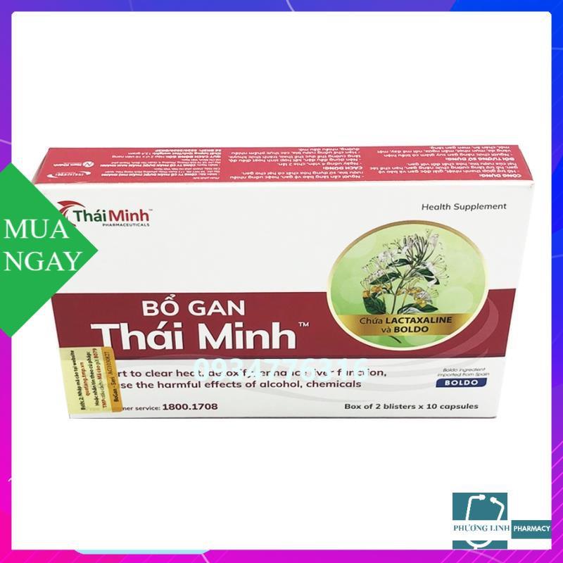BỔ GAN THÁI MINH hộp 20 viên