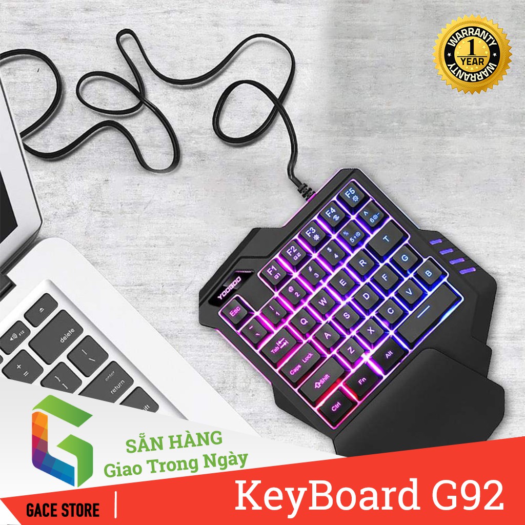 Zeepin G92 | Bàn phím giả cơ một tay Gaming Keypad