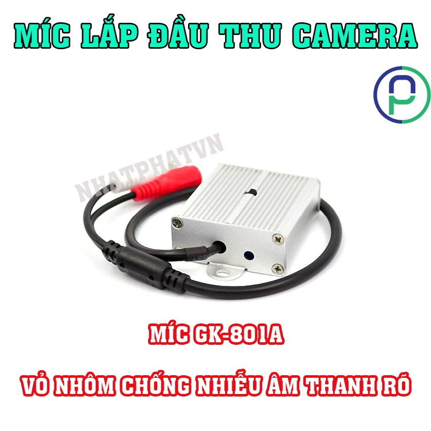 Mic Ghi Âm Chống Nhiễu Cao Cấp GK-801A Vỏ Sắt