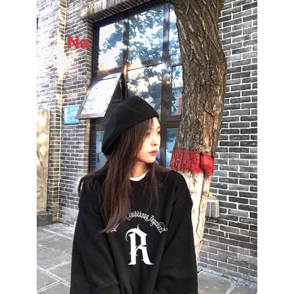 Áo sweater chữ R NAA798