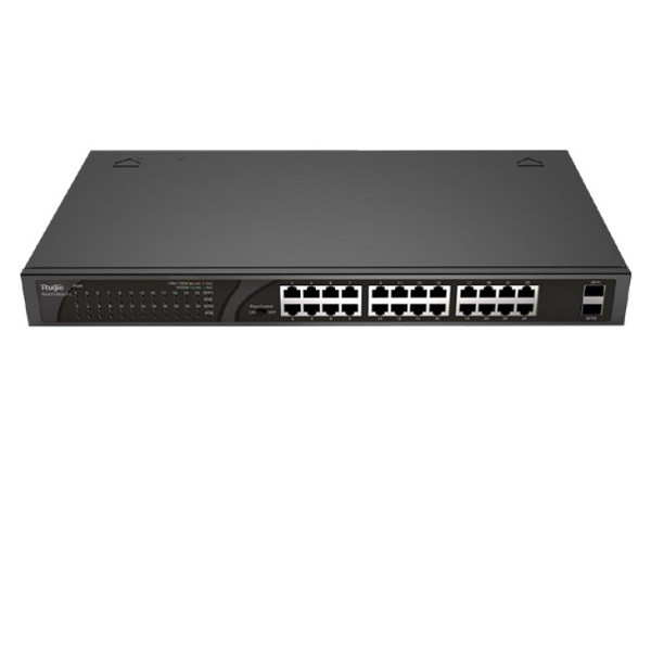 Thiết bị mạng Switch Ruijie Reyee RG-ES126G-P-L 24-Port Gigabit Unmanaged Switch