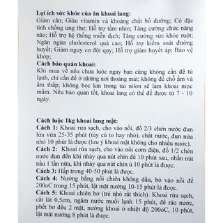 Combo 3 kg Khoai lang mật Đà Lạt