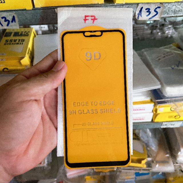 Cường lực full màn hình Oppo A5S/A7/F9/Realme 2 pro/A12/F7/F5/F11/K3/A1k/C2