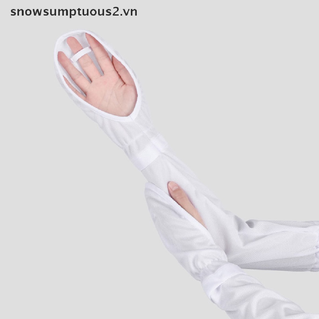 [Hàng mới về] Găng tay chống nắng bằng lụa lạnh thời trang màu hè dành cho nữ
