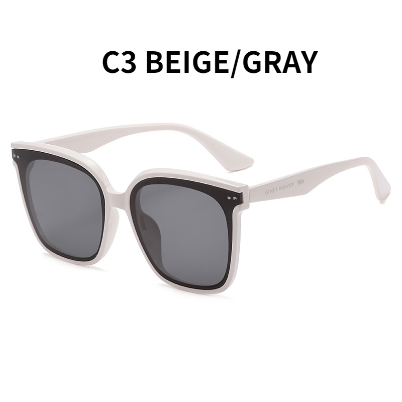 Kính mát gọng vuông bản to chống tia uv400 thời trang dành cho nữ