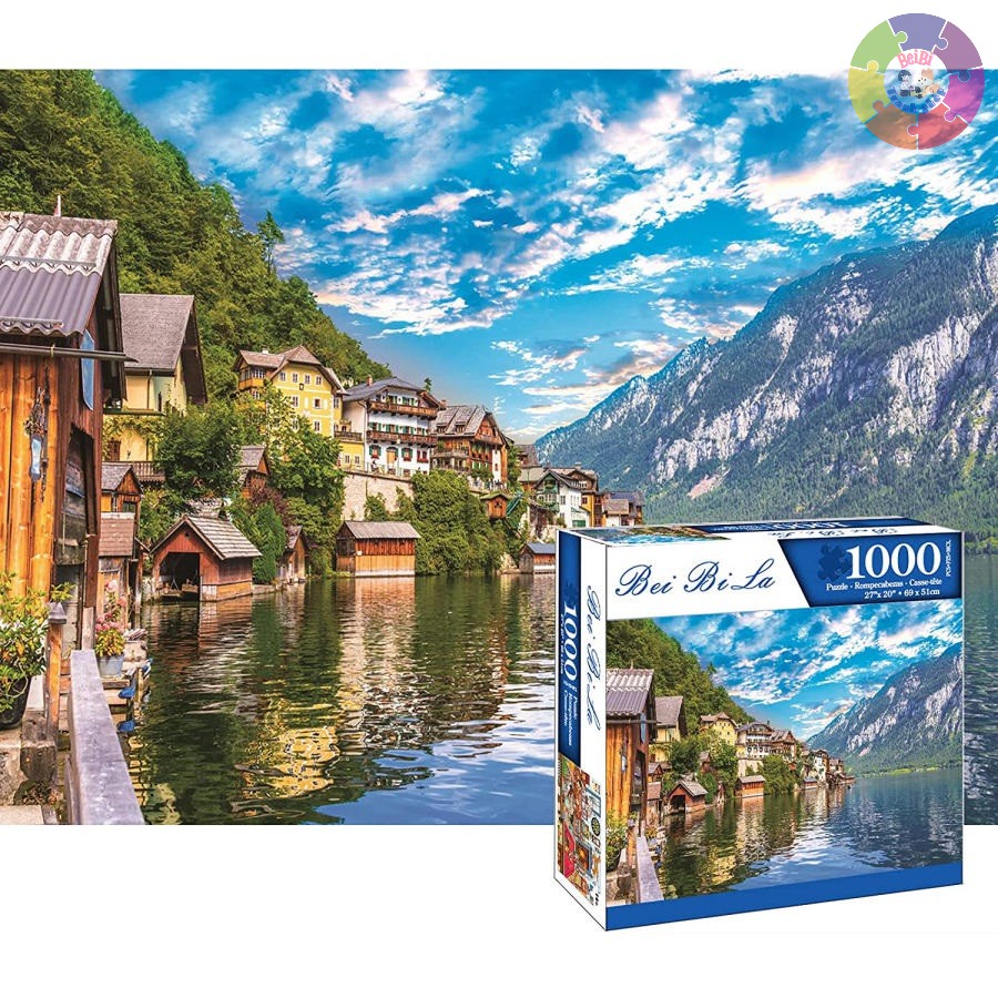100 Mẫu Tranh Ghép Hình 1000 Miếng Màu Sắc Nét Mảnh Dày Người Lớn Jigsaw Puzzle Beibila
