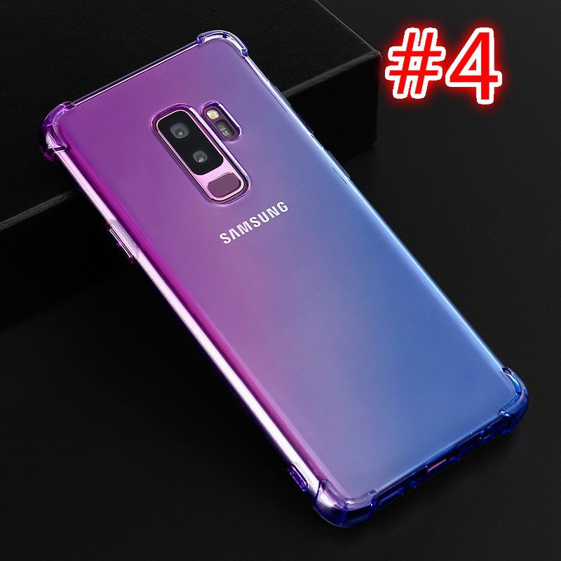 Ốp điện thoại màu gradient siêu mỏng chống sốc cho Samsung Galaxy J8 J6 J4 Plus J7 J5 J2 Prime J7 Pro J2 Core