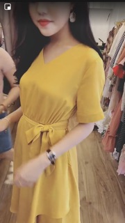 ĐẦM XÒE VÁY XÒE DÀI CỔ TIM CỘT EO ĐẸP 2019