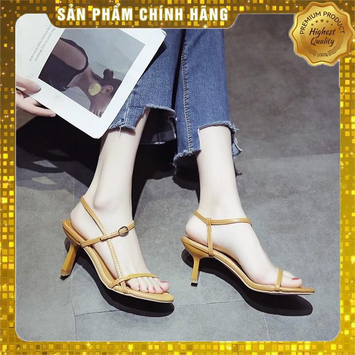 [ Bản Mới Nhất] Sandal nữ giày cao gót quai mảnh cực xinh dáng hàn quốc cao 7cm - B83