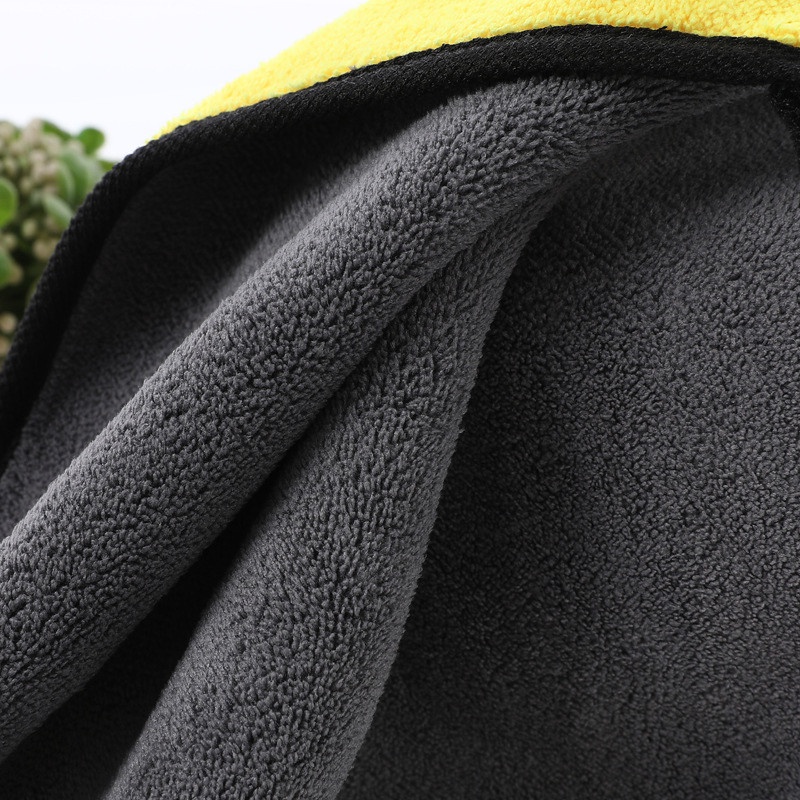 Khăn lau xe hơi ô tô chuyên dụng, khăn lau đa năng Microfiber 2 mặt siêu thấm hút