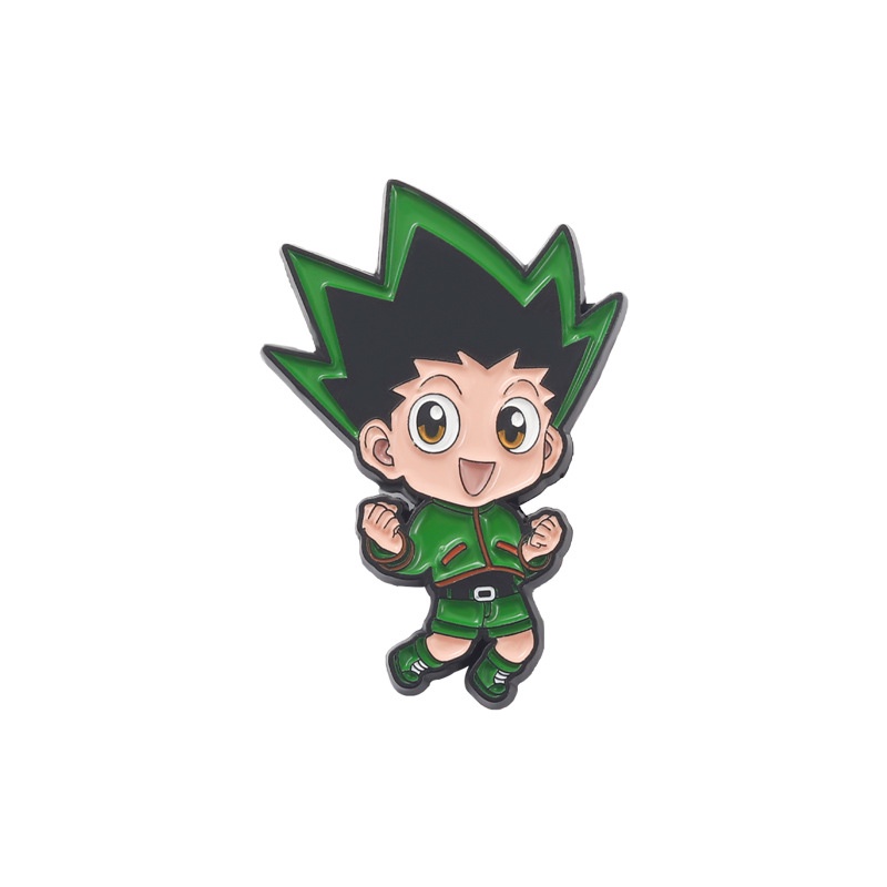 Huy Hiệu Kim Loại Họa Tiết Anime HUNTER×HUNTER GON FREECSS Hisoka