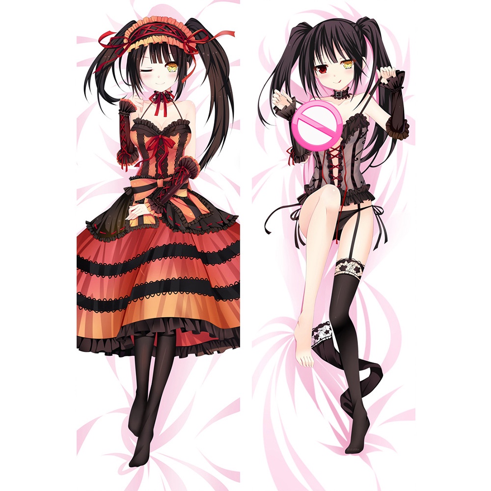 Gối Ôm In Hình Anime DATE A LIVE Tokisaki Kurumi Dakimakura 60x180cm