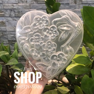 khuôn rau câu hình trái tim size 19cm, nhận xôi cơm - Jelly mold