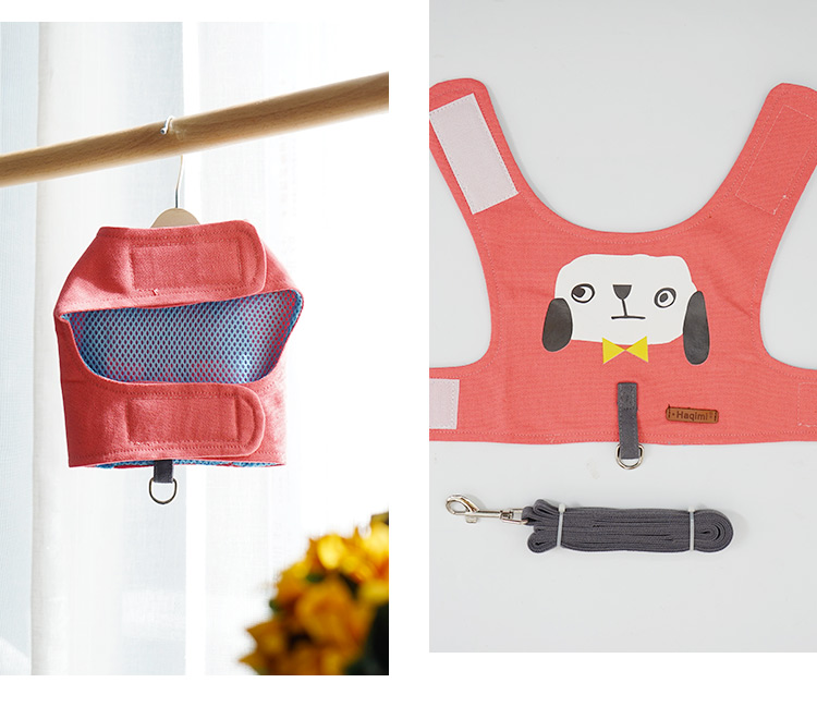 Dây dắt chó cưng / mèo cưng đi dạo họa tiết hoạt hình dễ thương