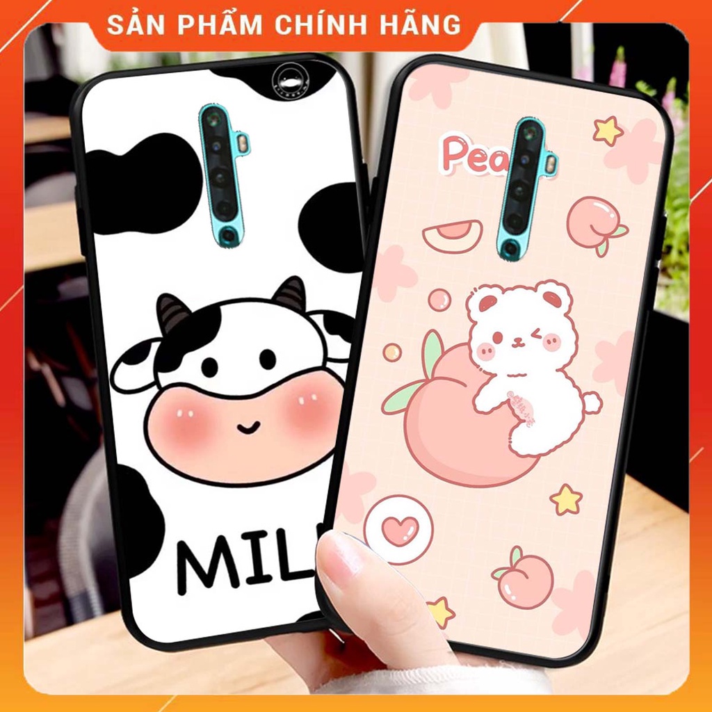 Ốp lưng Oppo RENO 2 / RENO 2F in hình Gấu xinh xắn, Bò sữa đáng yêu,  ĐẸP -  RẺ - XINH - ĐỘC ĐÁO