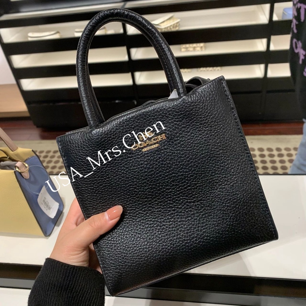 Giấy chứng nhận mua hàng chính hãng COACH CALLY messenger bag mini tote bag túi xách túi vuông nhỏ side balo