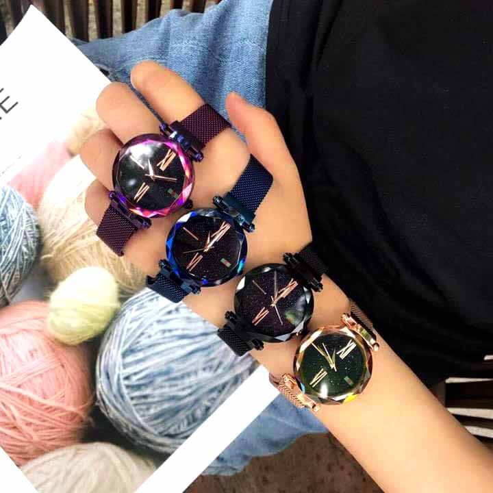 Đồng hồ nữ midi dây nam châm
