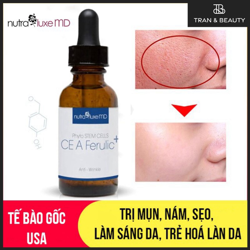 SERUM TẾ BÀO GỐC PHYTO STEM CELL Thích hợp sử dụng sau laser, lăn kim - Nhập khẩu chính hãng