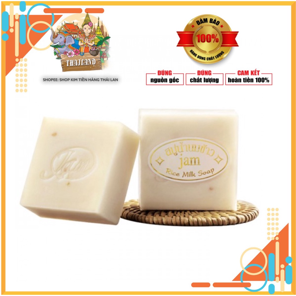 Xà Phòng Cám Gạo Jam Rice Milk Thái Lan
