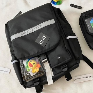 (FREE SHIP 50K)  BALO COLKIDS   PHẢN QUANG  ( TRẮNG/ĐEN )