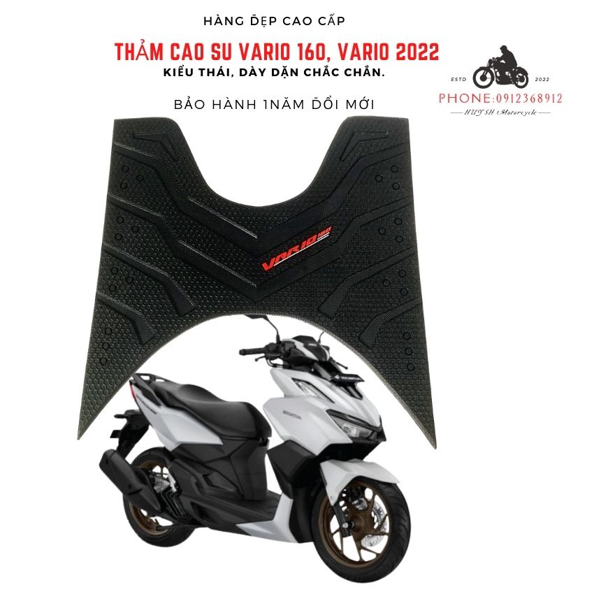 Thảm Lót Chân Xe Vario 160 Năm 2022