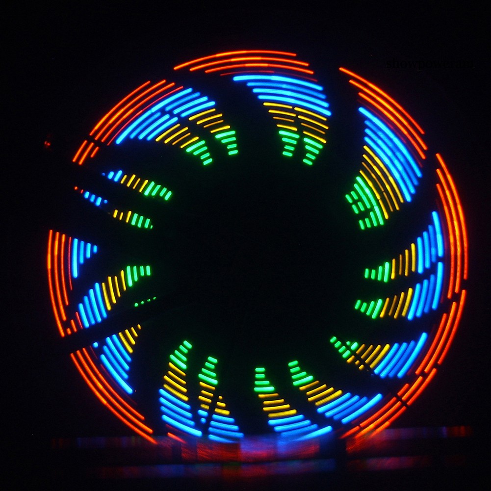 SP 32LED DIY Bicycle Light Colorful Bike Wheel Spoke Light Cycling Tire Signal Lamp