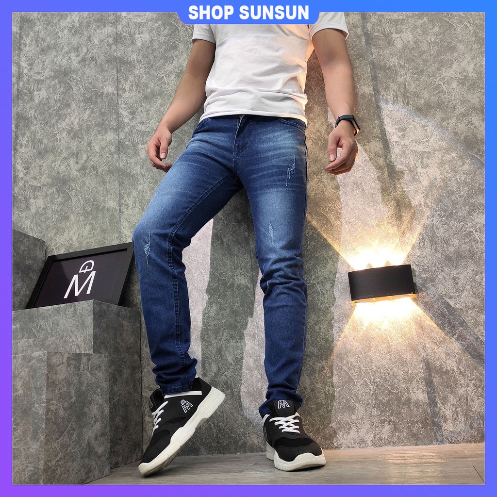 Quần jean nam co giãn ☀️ FREESHIP ☀️ SS795 shop Sunsun chuyên quần rin nam đẹp