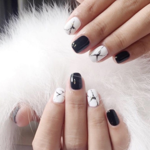 Bộ 24 móng tay gỉa họa tiết