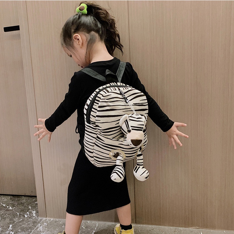 Ba Lô Đi Học Mini Họa Tiết Hoạt Hình 3D Thời Trang Cho Bé