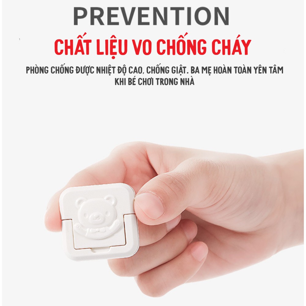 Nút bịt ổ điện LOẠI TỐT an toàn CHỐNG CHÁY cho bé giá cực rẻ 2 chấu 3 chấu