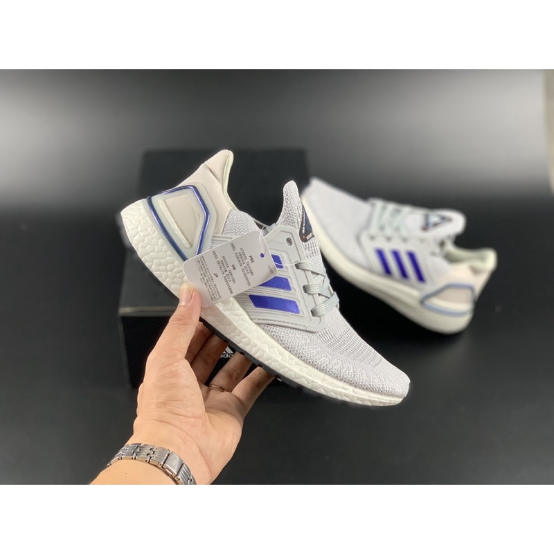 Giày thể thao nam nữ Ultra Boost 6.0 Xám Xanh (Full box) - U10