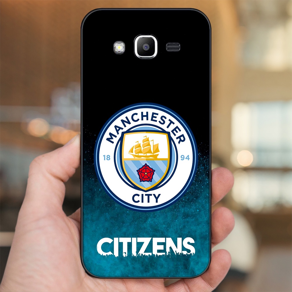 Ốp lưng Samsung J2 Prime, J3 2016, J5 2015 viền đen in hình Manchester City MC