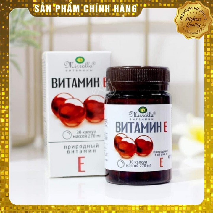 Vitamin E Đỏ Sáng Da , Mờ Thâm Nám , Da Căng Mướt , Tăng Cường Hệ Mi.ễn Dị.ch (Hàm Lượng 270mg)/50g [CHÍNH - HÃNG]