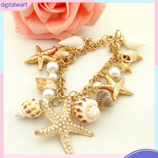 Vòng Đeo Tay Gắn Vỏ Sò , Sao Biển Xinh Xắn