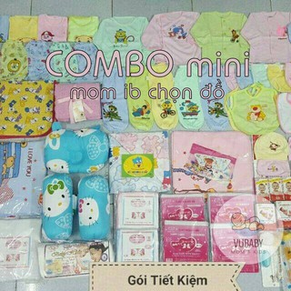 Combo mini Đồ sơ sinh cho bé (combo mới)