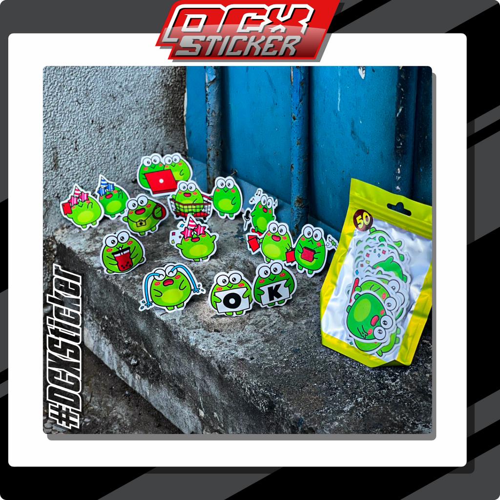 Sticker Ếch Xanh Meme Chống nước | Sticker dán laptop, điện thoại, đàn guitar, mũ bảo hiểm, vali , xe | STK-002