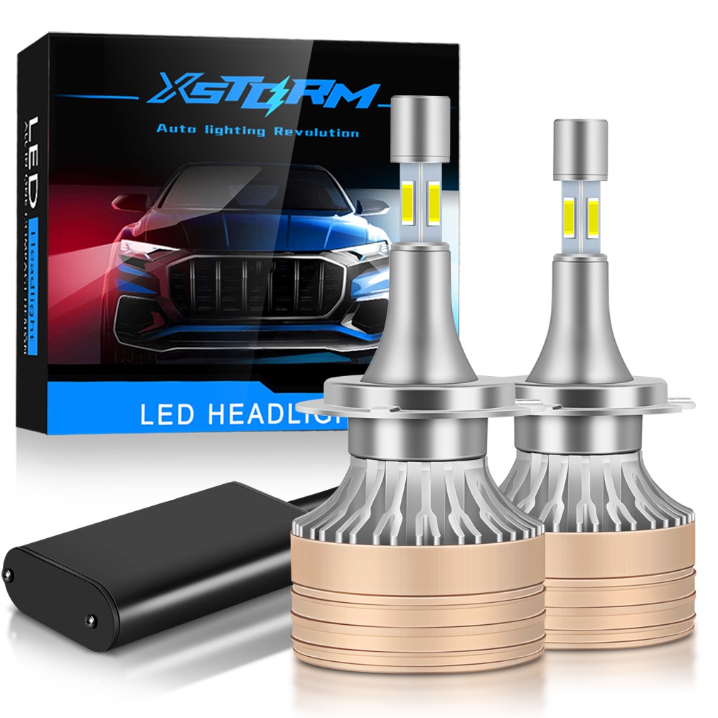 Đèn Pha Led 4 Chế Độ Sáng 100W H7 H4 Canbus 25000LM H1 H8 H11 9005 9006 Hb3 Hb4 H3 9012