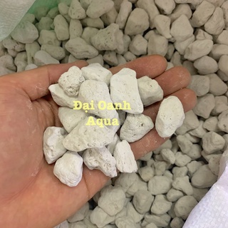 1Kg Đá Lông Vũ (Nham Thạch Trắng) size 1-2cm Lọc Nước Bể Cá
