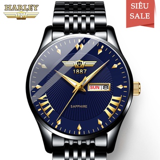 Đồng hồ Nam HARLEY BUVATI 8830 SAPPHIRE - Thiết Kế Đậm Chất USA - Dây Thép Đúc Đặc Cao Cấp