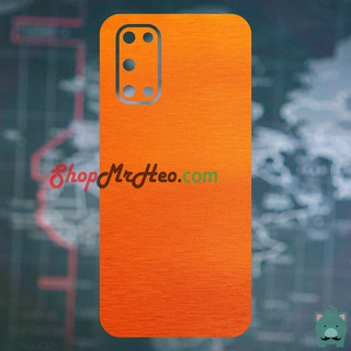 Skin Dán Mặt Sau Lưng Vân Nhôm Realme X7 - Realme X7 Pro