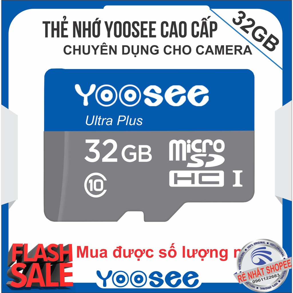 [bán sỉ ] Thẻ nhớ YooSee 32GB cao cấp - chuyên dụng cho camera