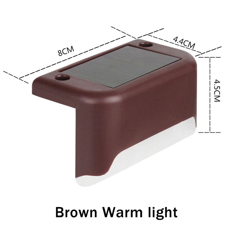 Bộ 4 đèn LED chống thấm nước dùng năng lượng mặt trời