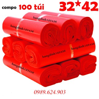 Túi nilon gói hàng niêm phong tự dính size 32*42